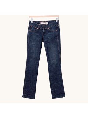 Vtg Levi's Patty Anne Slim Jeans 26x30 Blue Low Rise Stretch Straight Y2K Indie